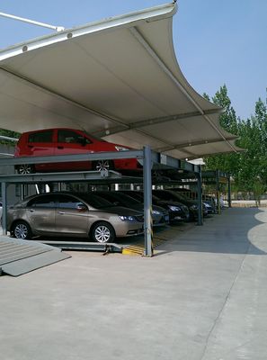 4 Posts Garage Vehicle Lift Two Levels Home &amp; CBD Hydraulic Parking Lift