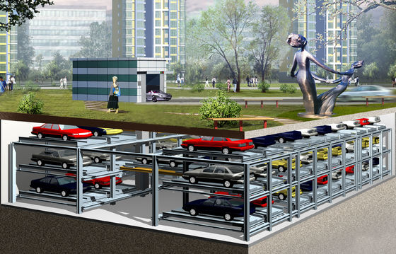 Intelligent Parking Garage Lift 80-120 Vehicles Garage Car Stacker