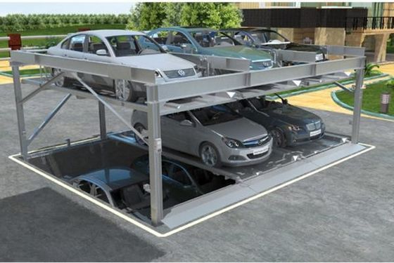 1700kg Car Stacker Pit PLC Control Mechanical Parking Equipment