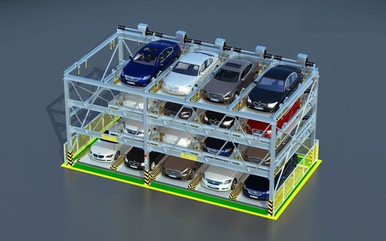 2000kg Automated Parking System Barrier Free Mechanical Parking Garage