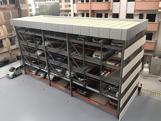6 Level Automated Car Parking Garage 2 Tons Automatic Car Parking Home