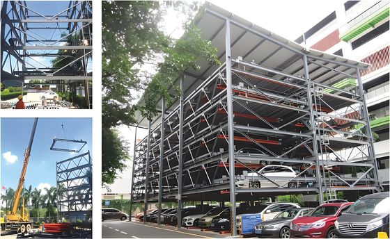 6 Level Automated Car Parking Garage 2 Tons Automatic Car Parking Home