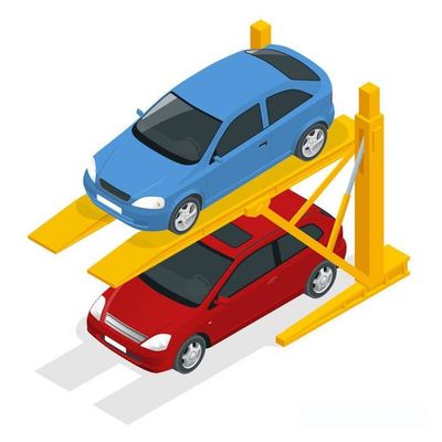Underground Tilting Simple Parking Efficiently Utilize Small City Spaces